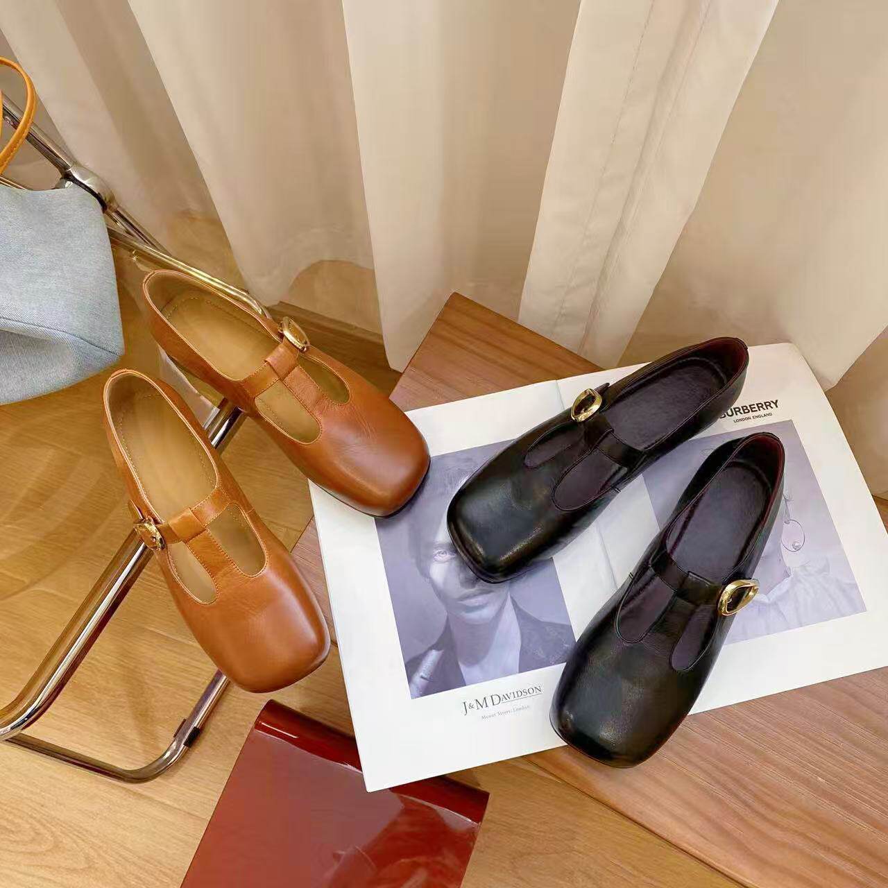 VK定制 韩版高档时尚单鞋女826-3主图