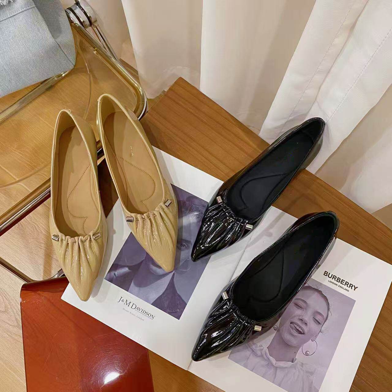 VK定制 韩版高档时尚单鞋女027209主图