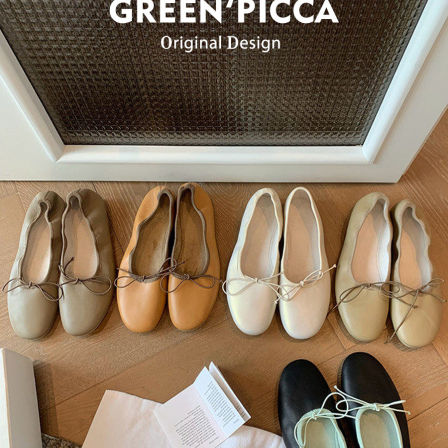 羊皮版！法式蝴蝶结软底芭蕾单鞋女2026新款浅口彩色平底玛丽珍鞋