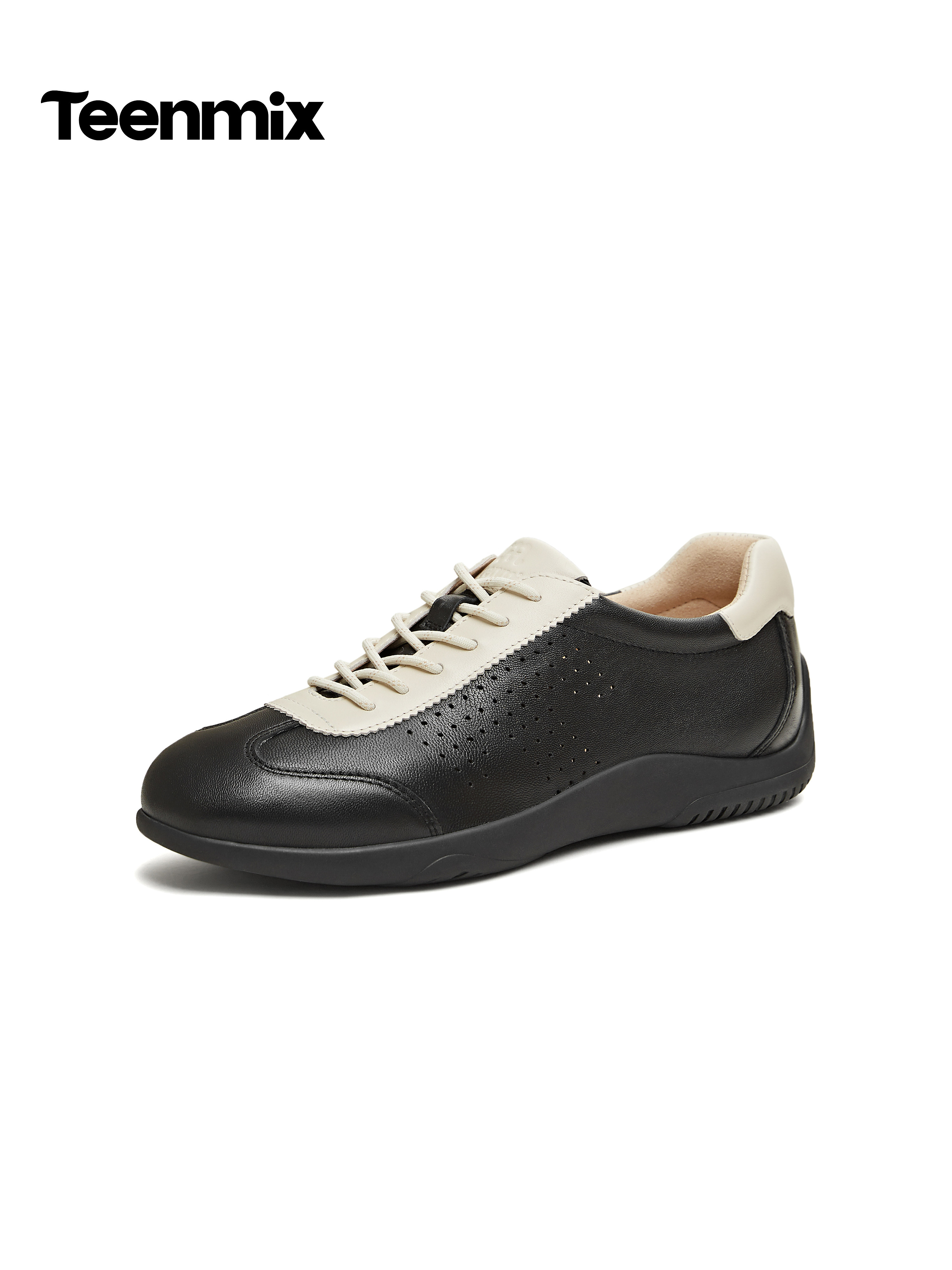 天美意复古软底透气阿甘德训鞋运动鞋女2026新款休闲板鞋包头半拖主图