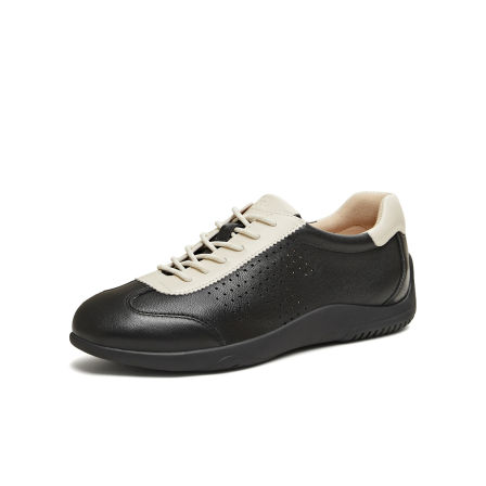 天美意复古软底透气阿甘德训鞋运动鞋女2026新款休闲板鞋包头半拖