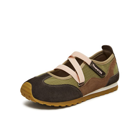 明星同款天美意软底内增高运动芭蕾德训玛丽珍鞋女春休闲浅口单鞋