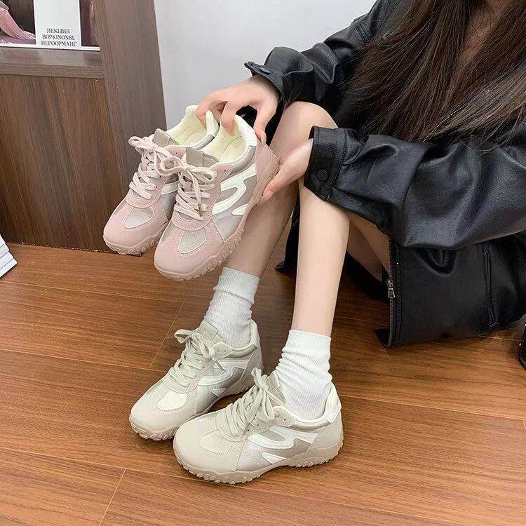 3.8+【雪儿上新.不褪不换】有40码内增高德训休闲鞋y19#主图