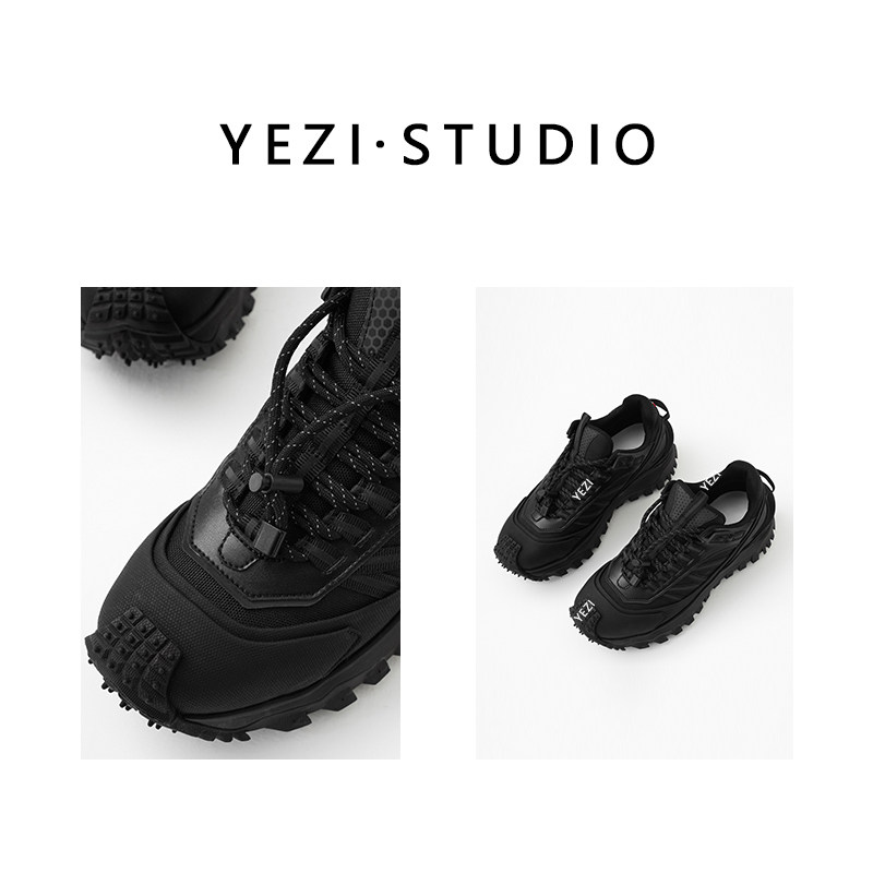 【黑武士】碳板减震碳纤维防滑户外增高登山运动休闲鞋25449060主图