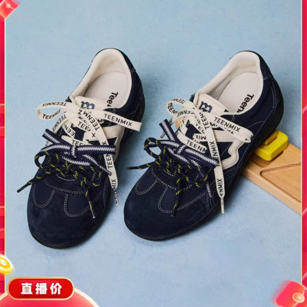 【K姐推荐】天美意双鞋带复古厚底阿甘德训鞋女软底运动鞋2026春