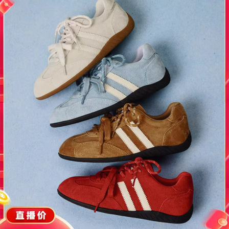 【K姐推荐】天美意双鞋带复古阿甘德训鞋女软底运动鞋2026春新款