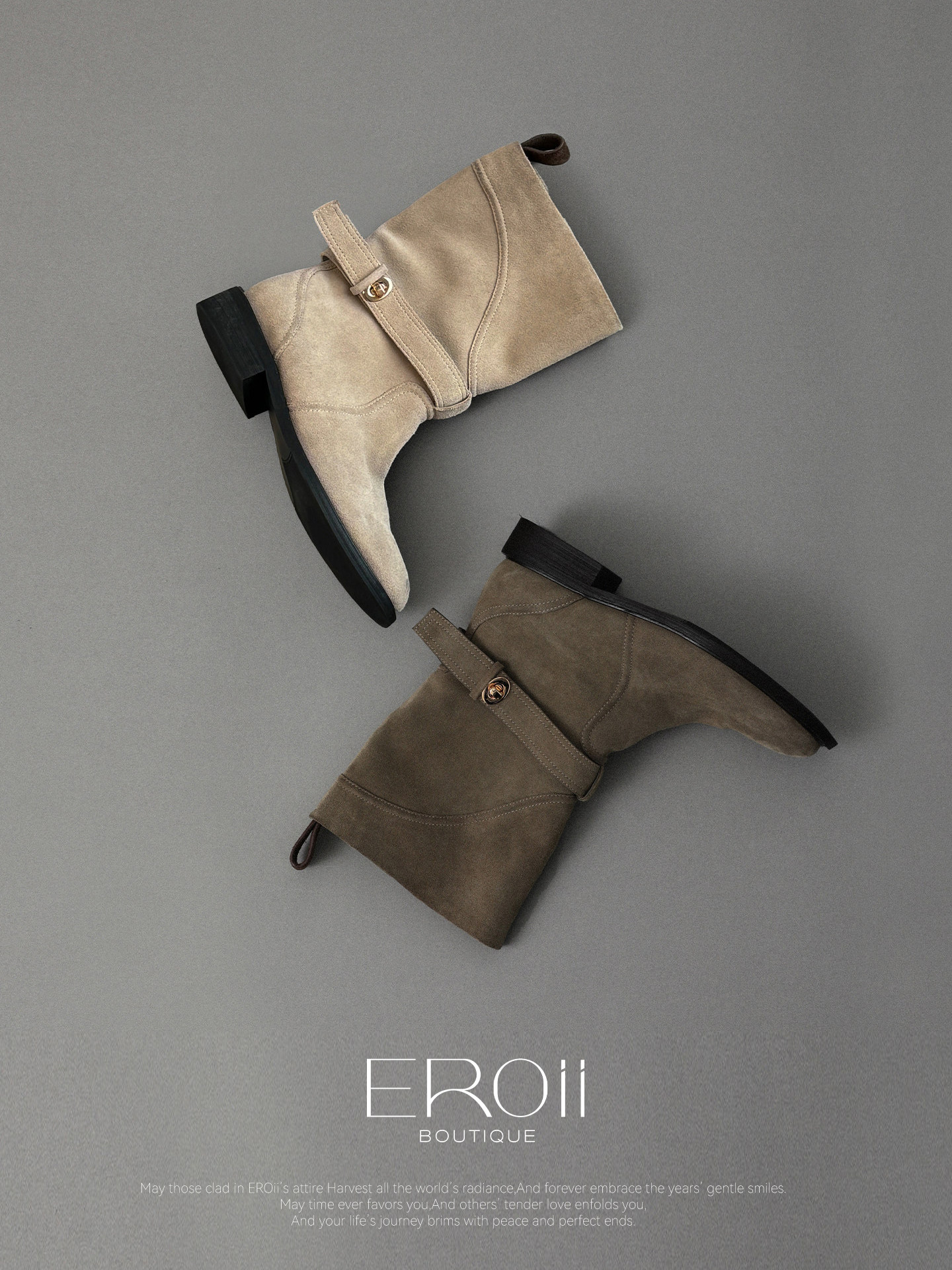 邹雪糕EROii【万年时髦单品】博主穿搭氛围B入爆品百搭短靴主图