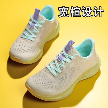 宽楦女鞋宽头设计宽脚胖脚妈妈拇指外翻专用跑步鞋4E加大运动鞋女