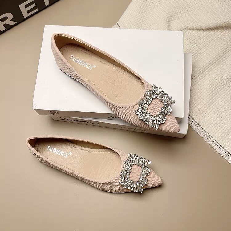 3.7小榴莲【跑单限购】方钻时尚洋气尖头单鞋373-2 H809主图