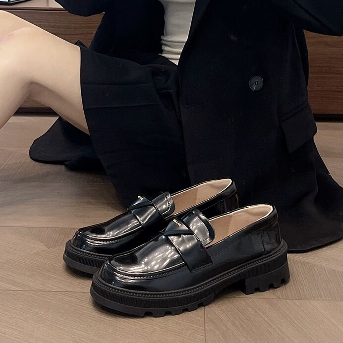 3.7小榴莲【跑单限购】百搭乐福鞋2696-1 H809主图