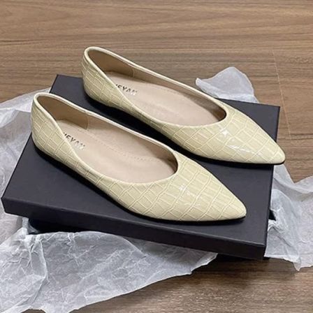 3.7小榴莲【跑单限购】时尚洋气尖头单鞋373-12 H809