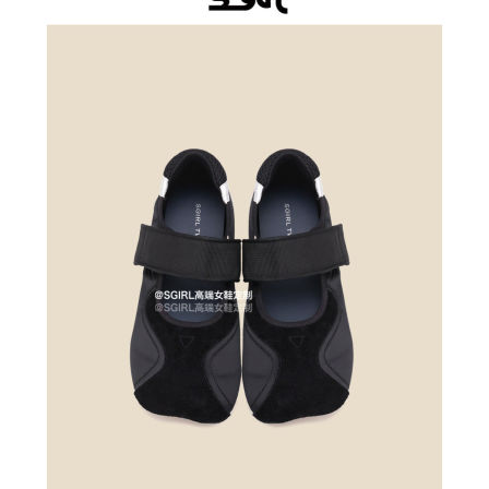 SGIRL TWTW苹果头芭蕾风玛丽珍鞋女2026新款魔术贴轻便百搭休闲鞋