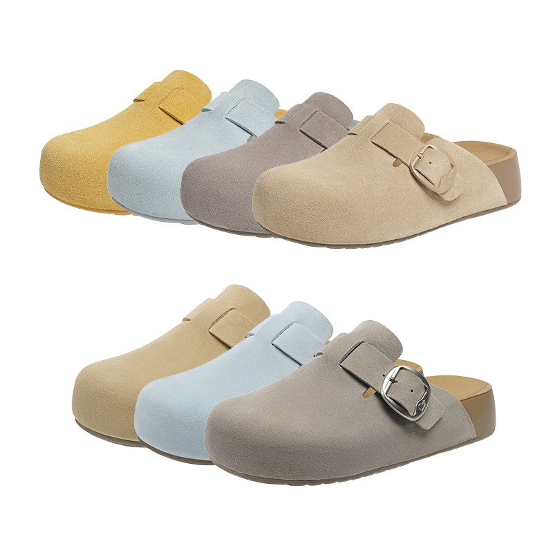 【所有姐姐的衣橱直播间】红蜻蜓厚底勃肯鞋男女一脚蹬休闲单鞋子主图