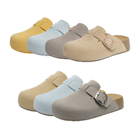 【所有姐姐的衣橱直播间】红蜻蜓厚底勃肯鞋男女一脚蹬休闲单鞋子