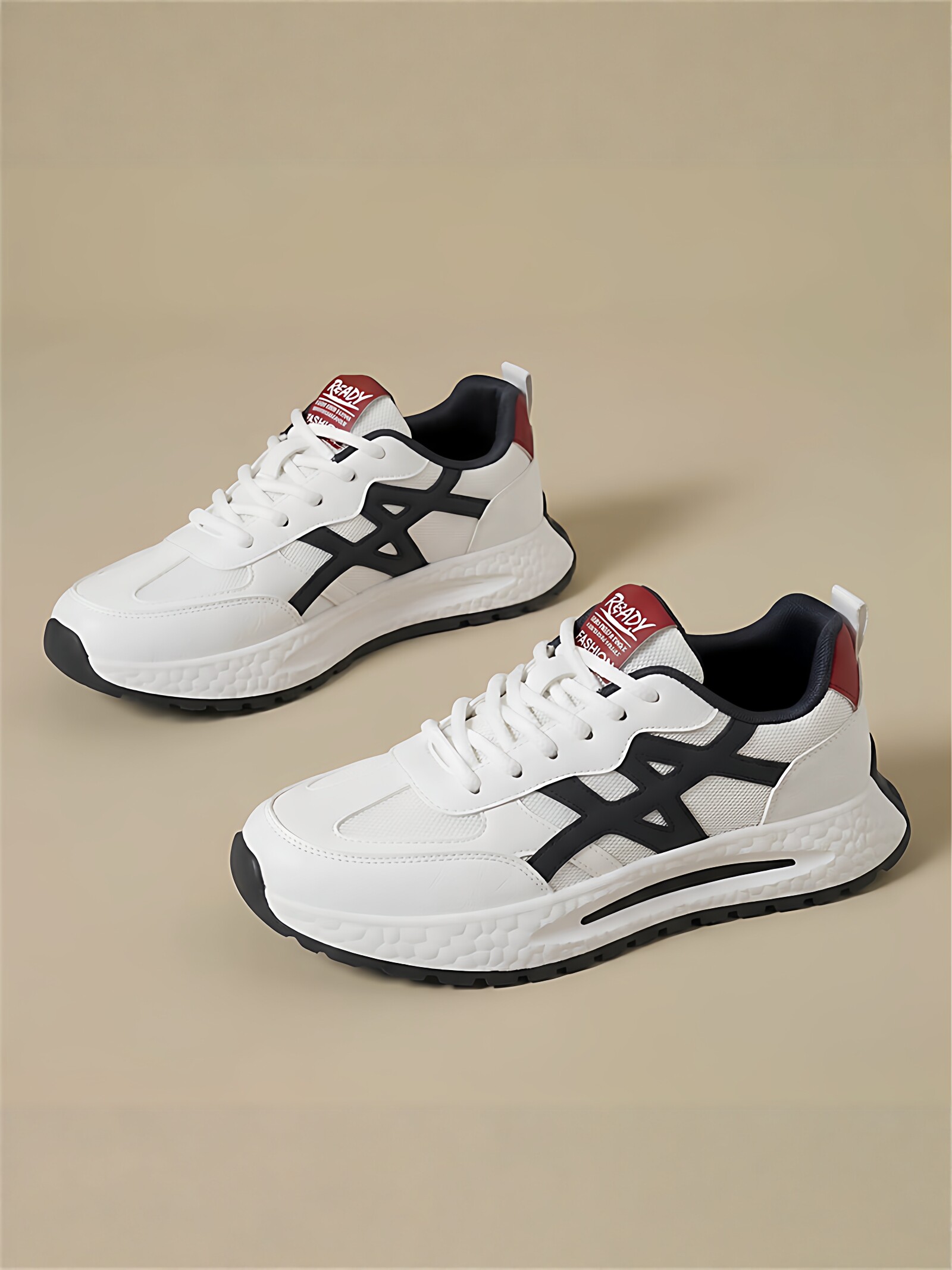 男鞋春季2026新款潮牌爆款高级感百搭网面休闲鞋厚底男士老爹潮鞋主图