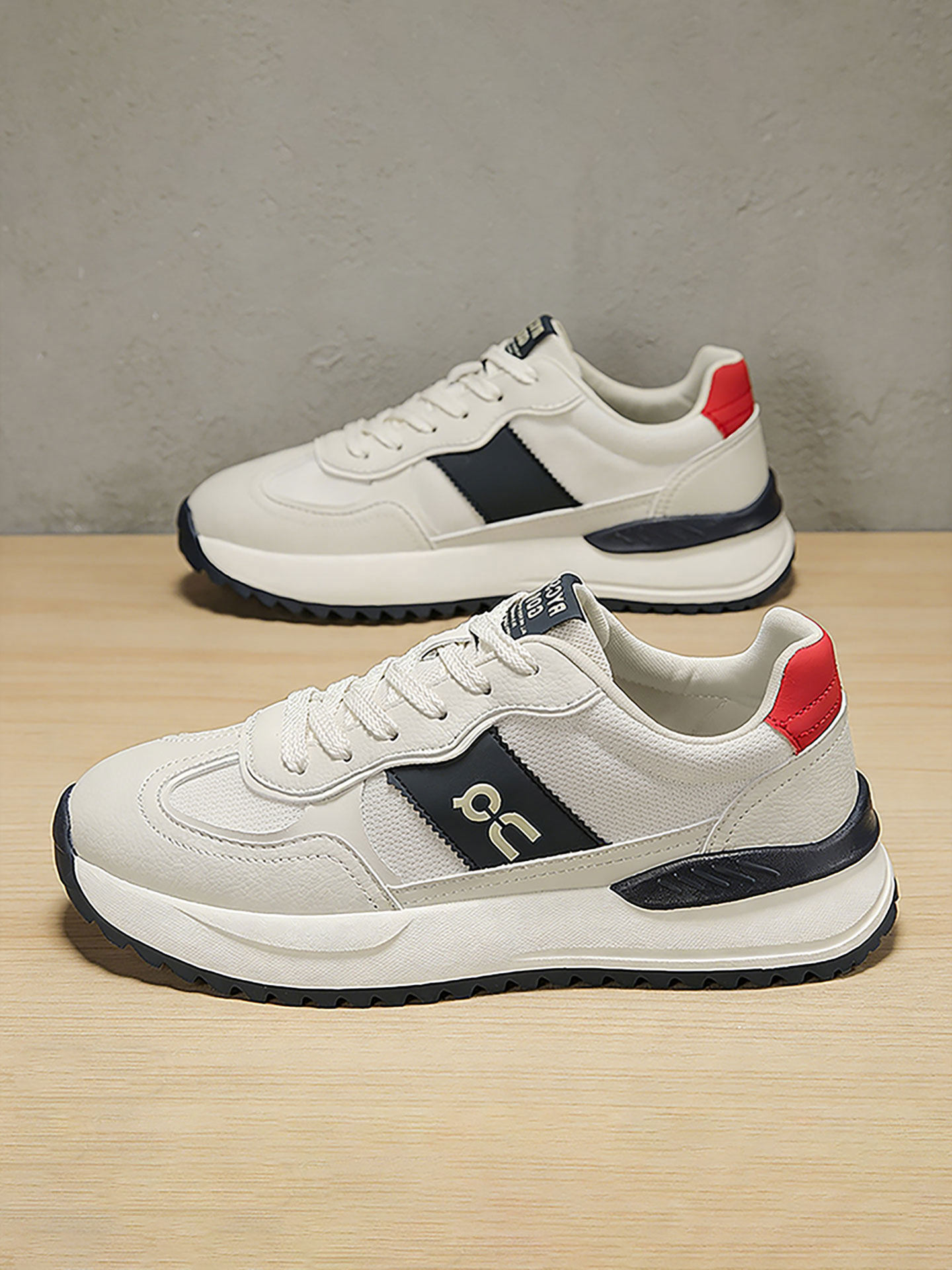 男网面运动鞋百搭休闲软底阿甘男鞋不累脚夏天透气青少年男士板鞋主图