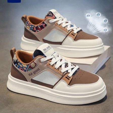 海澜之家男生鞋子2026新款春季网面透气增高运动百搭时尚休闲鞋男