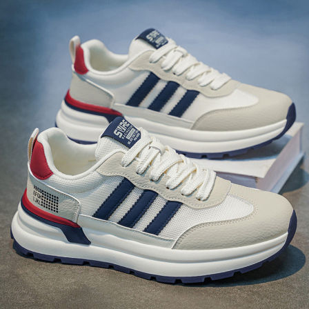 阿甘男鞋2026新款夏季透气网面运动跑步休闲软底轻便防臭老爹潮鞋