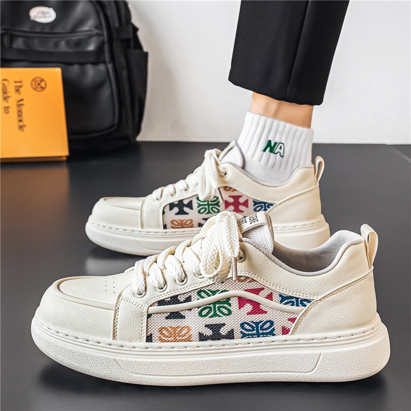 男鞋2026新款春季小众百搭潮牌高级感板鞋休闲运动增高巨好看潮鞋主图