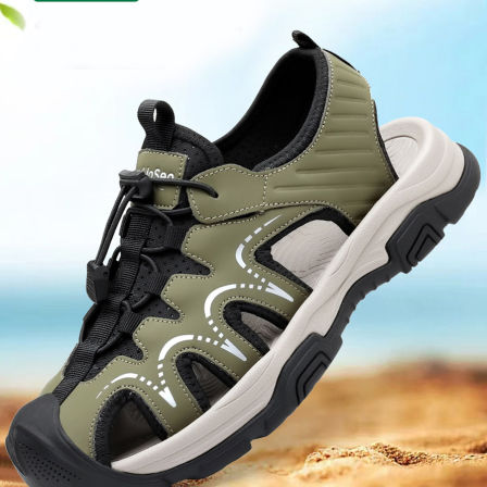 木林森凉鞋男款2026新款夏季户外男士包头拖鞋男沙滩鞋外穿凉拖鞋