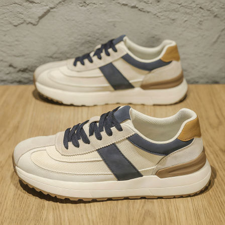 男士鞋子透气防臭2026新款软底不累脚男潮鞋百搭防滑休闲阿甘板鞋