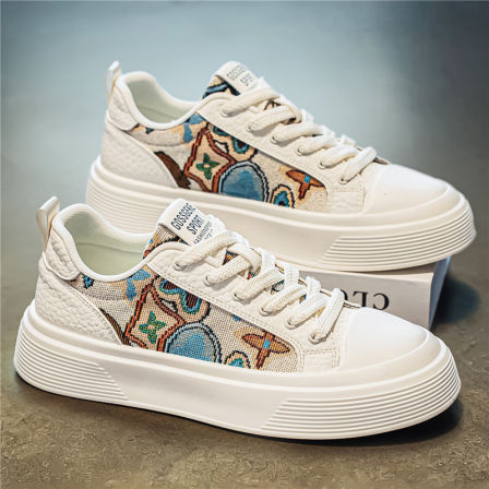 鞋子男鞋春季防滑运动平底板鞋青少年潮流爆款百搭低帮休闲小白鞋