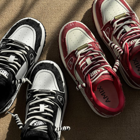 隐形增高鞋美式厚底板鞋男女2026新款水洗红色情侣百搭休闲运动鞋