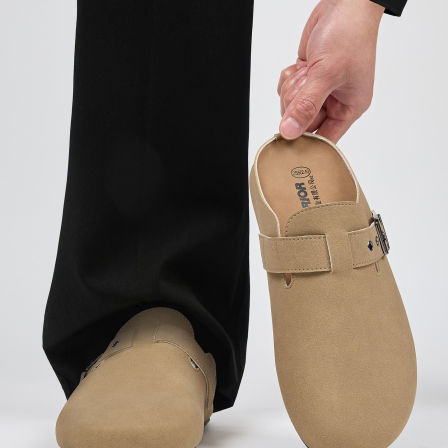 回力勃肯鞋男款2026新款春季百搭一脚蹬穆勒男鞋休闲外穿包头拖鞋