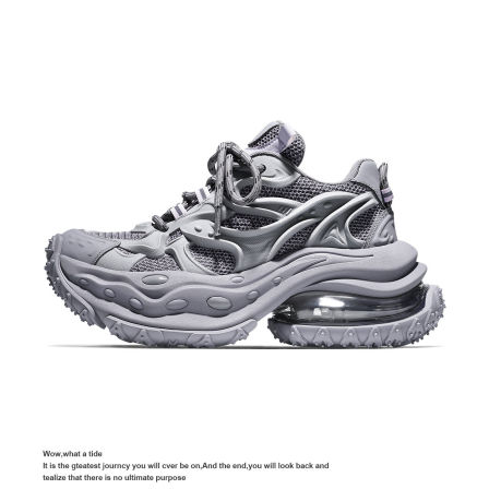 Salaxi/莎莱茜复古时尚美拉德风透气运动鞋男女款厚底增高老爹鞋