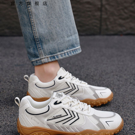 feiyue/飞跃男鞋运动鞋2026年春夏新款网面透气户外登山徒步网鞋