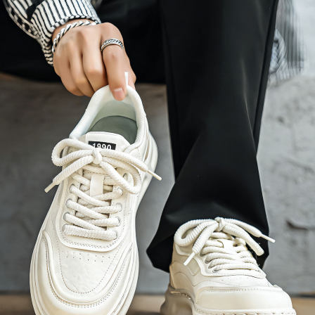 2026新款小白鞋厚底增高男士休闲鞋日常百搭男青少年经典通勤板鞋