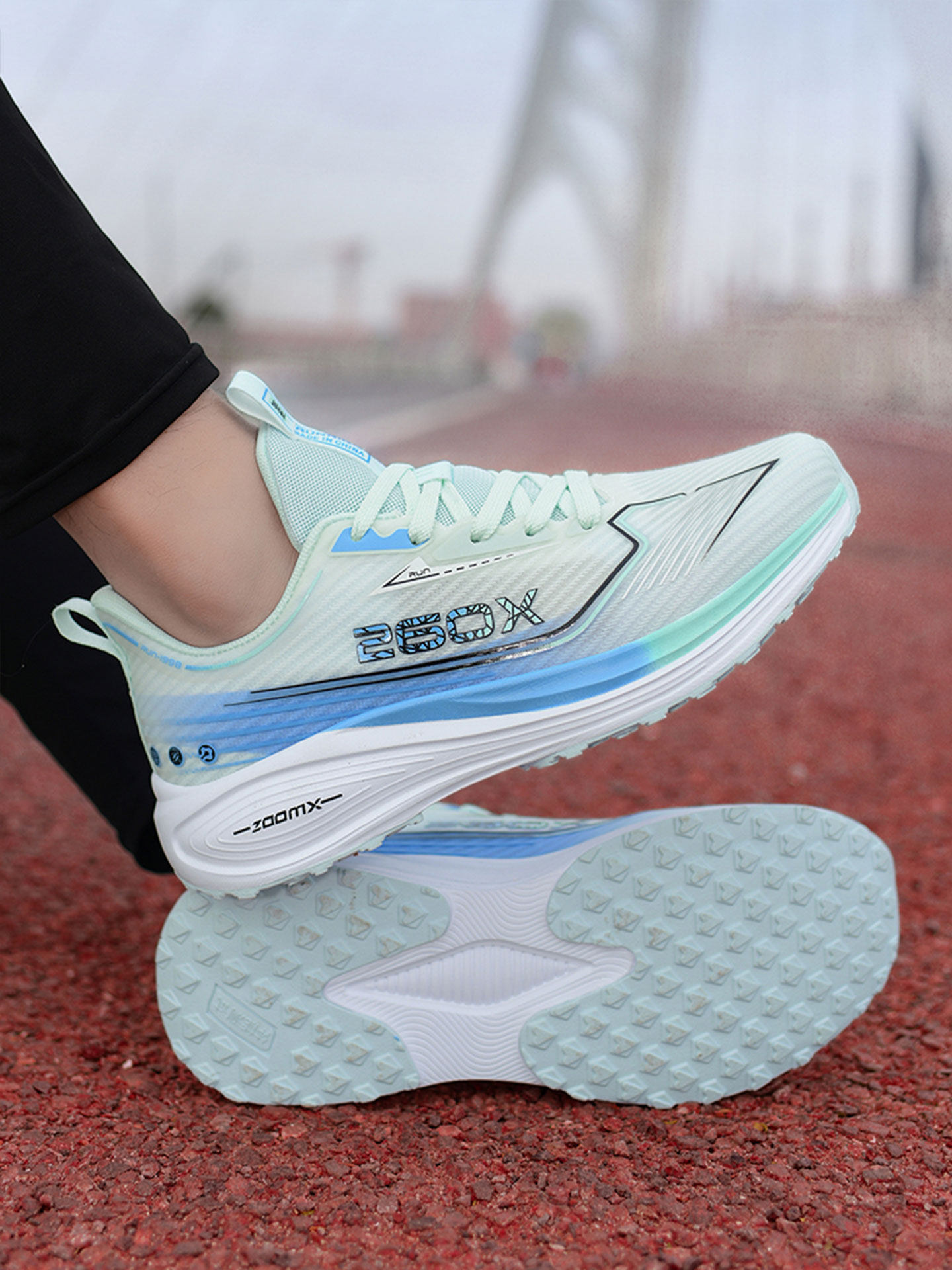 男款鞋子透气学生中高考专用体测运动鞋软底夏季不闷脚超轻便跑鞋主图