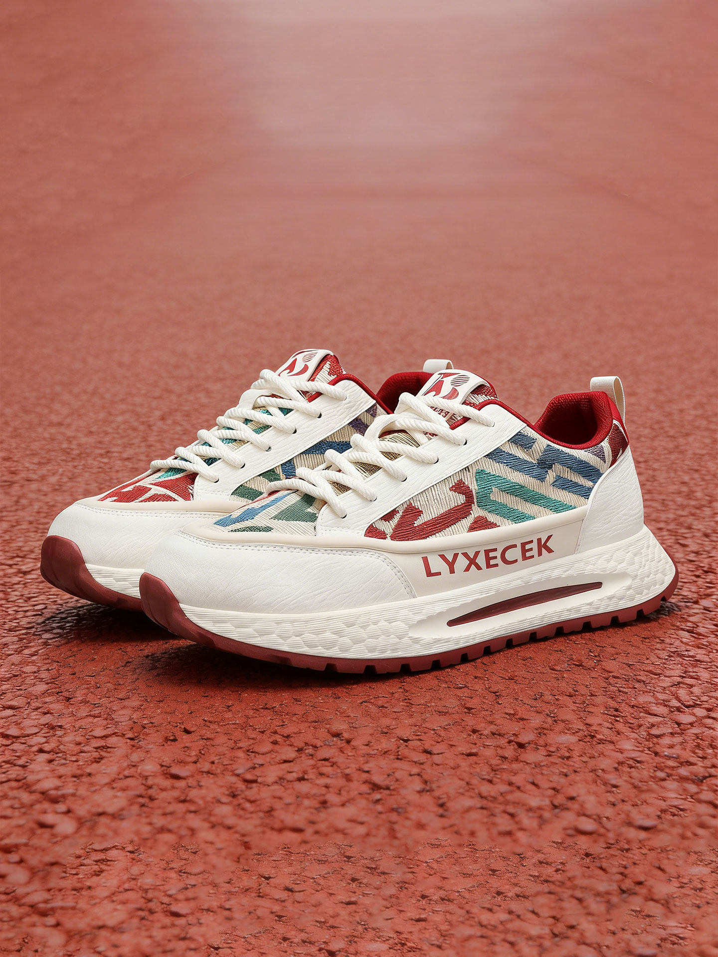 鞋子男款2026新款老爹鞋男士运动休闲夏季透气帆布板鞋增高厚底男主图