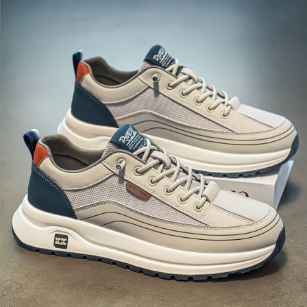 男鞋夏季网面透气潮流百搭休闲青少年跑步运动内增高阿甘老爹潮鞋