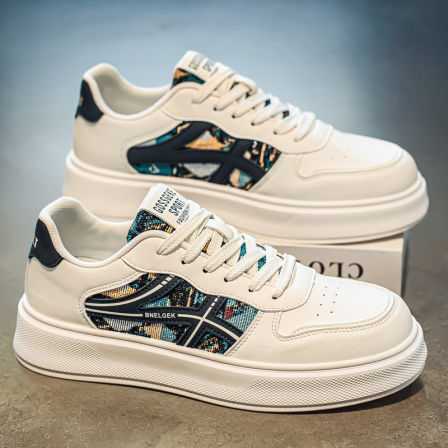 男鞋2026新款夏季透气百搭休闲板鞋学生运动厚底增高网红爆款潮鞋