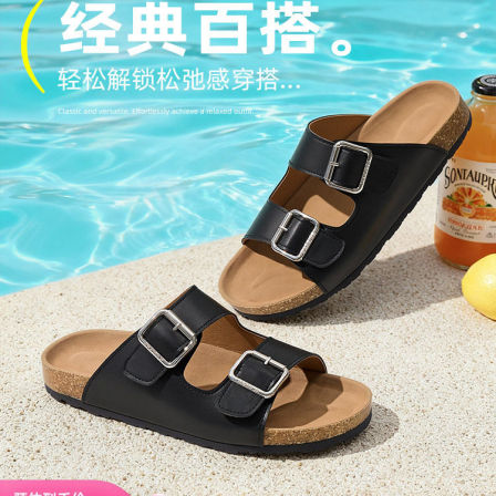 回力男鞋勃肯拖鞋2026爆款男士休闲拖鞋户外轻便一字拖海边凉鞋男