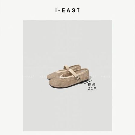 i-EAST 闪闪星愿～重工满钻设计感百搭单鞋-6C PS9315