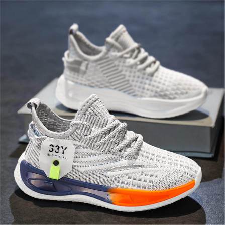 男童春秋运动鞋夏季儿童网面透气椰子鞋大童男孩减震超轻便跑步鞋