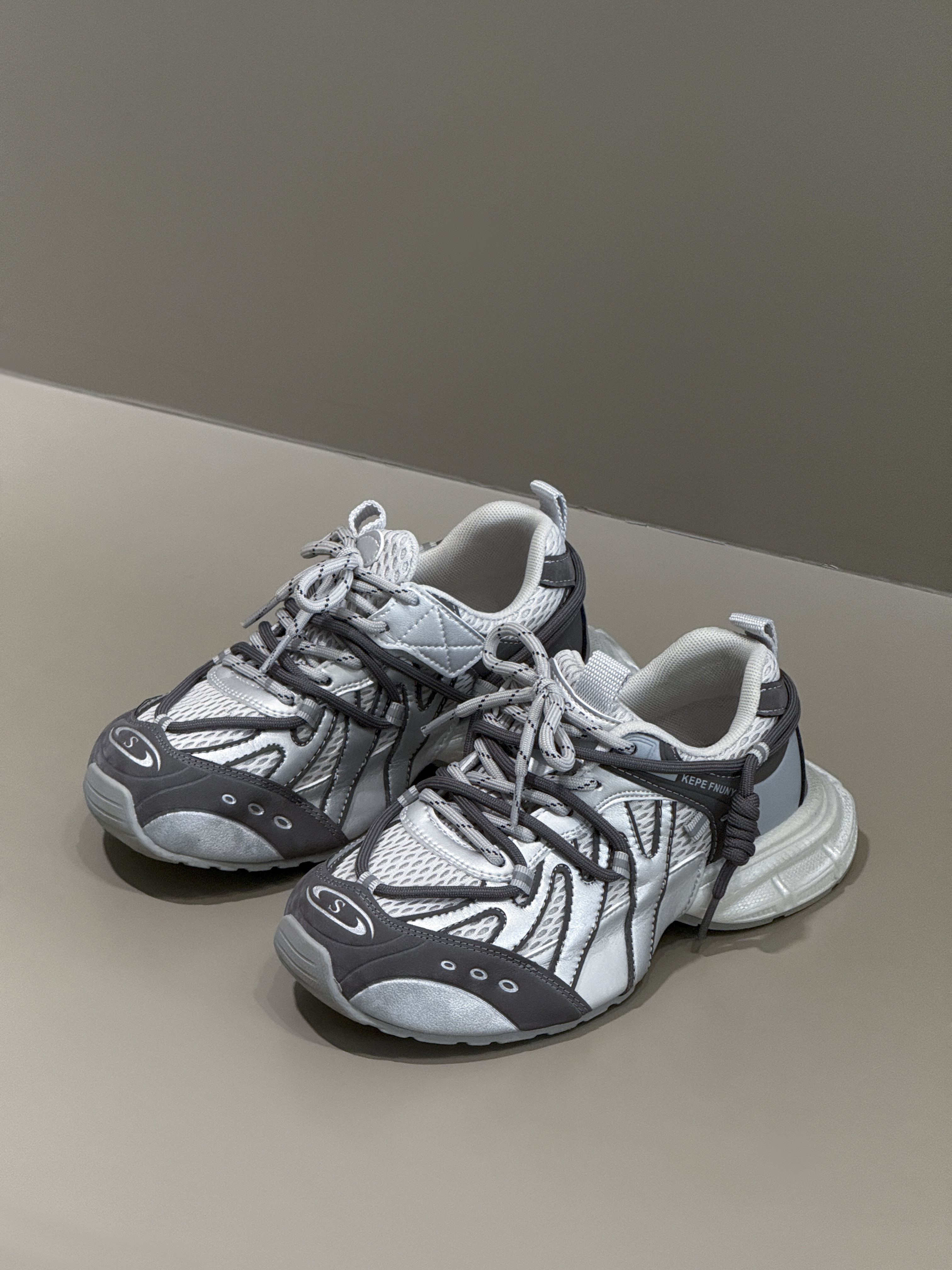 略略童品男童运动鞋春夏老爹鞋子2026新款儿童鞋子洋派潮主图