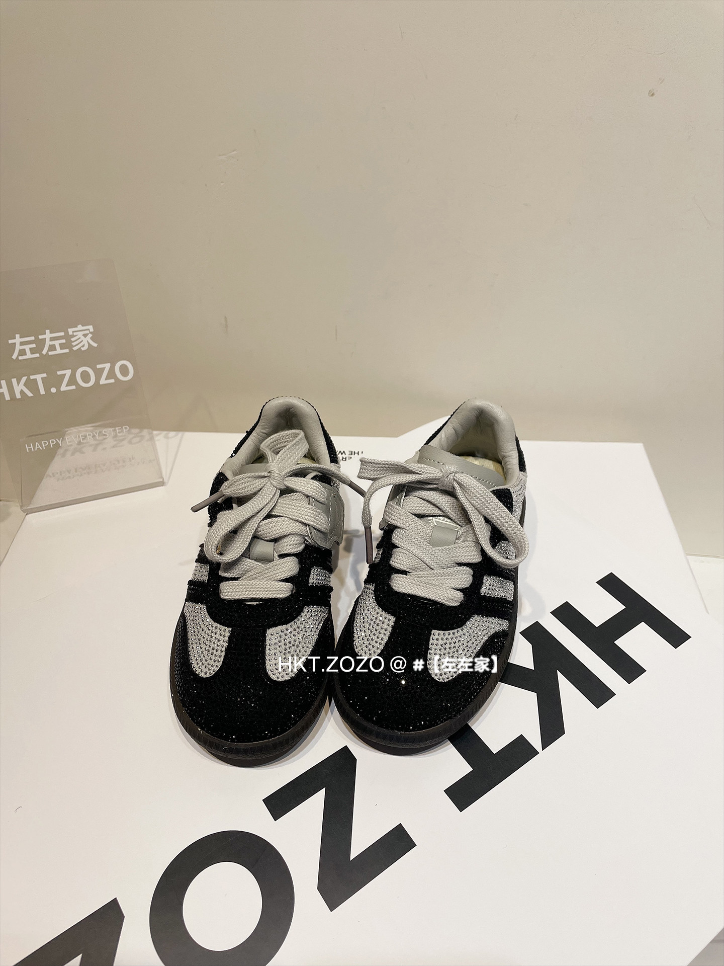 左左家儿童运动鞋潮牌春秋经典款时尚男女学生韩版爆闪潮牌板鞋主图