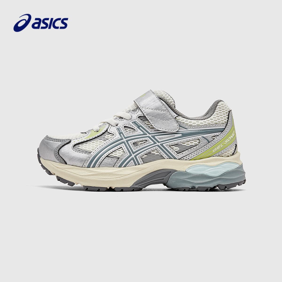 ASICS/亚瑟士童鞋26年新款回弹缓震网面魔术贴跑步鞋GEI-SONIC PS主图
