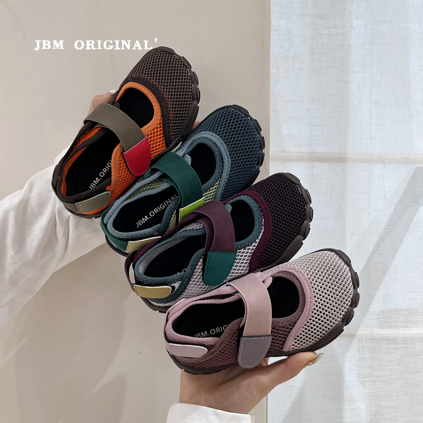 JBM 童鞋儿童溯溪鞋夏季薄底赤足鞋透气速干防滑沙滩鞋男女训练鞋主图