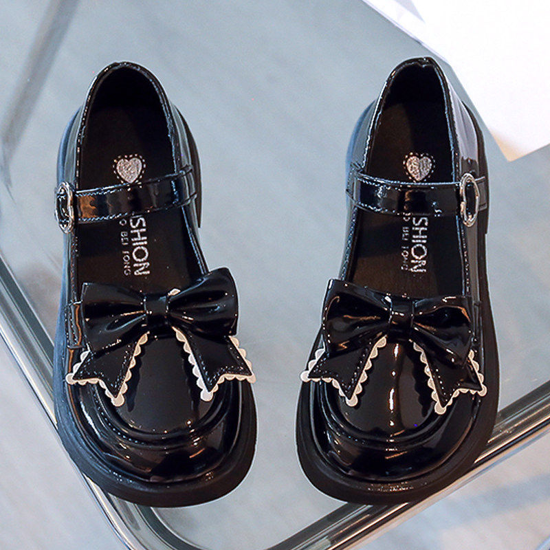 官网C&K女童凉鞋夏季2026新款儿童单鞋学生公主鞋软底防滑小皮鞋主图