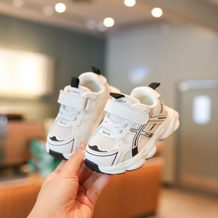 宝宝童鞋春夏季女宝鞋防滑软底婴儿学步鞋透气男童网鞋儿童运动鞋