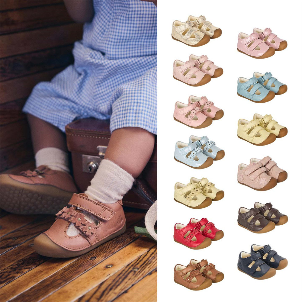 奶爸家！ Bundgaard SS26新款儿童兔子鞋真皮包头防踢学步凉鞋主图