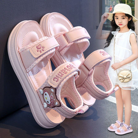 官网C&K女童凉鞋2026新款夏季儿童公主美乐蒂沙滩鞋女孩凉拖软底