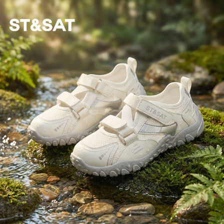 星期六童鞋男女童框子运动鞋春夏2026新款儿童网面透气包头凉鞋潮