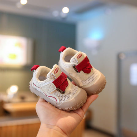 婴儿鞋子春夏季软底女宝宝学步鞋防滑透气男童网鞋儿童机能运动鞋