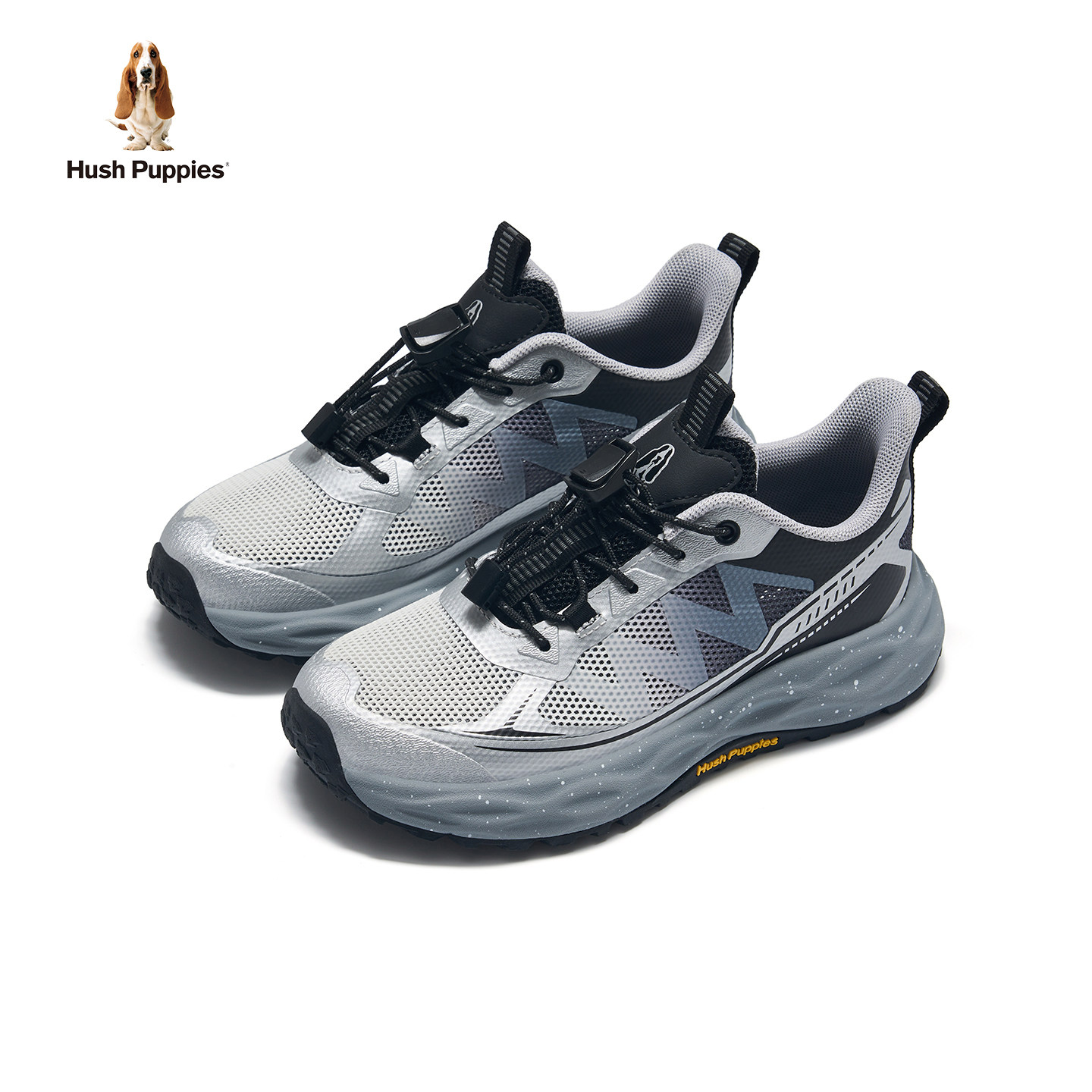 【跃核】暇步士童鞋男童鞋子网面透气黑色大童轻便软底跑步凉鞋子主图