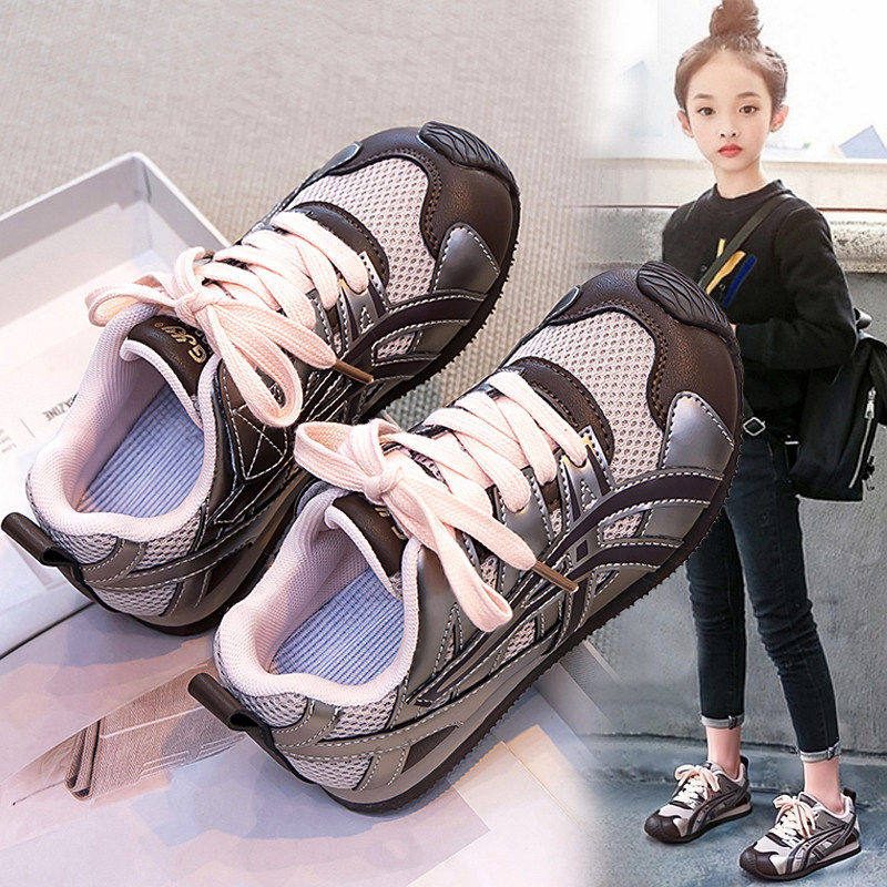 官网C&K女童鞋2026春夏季儿童软底运动鞋女阿甘德训板鞋网面透气主图